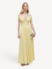 Simkhai Buttercream Amarantha Off Shoulder Dress - Image 4 of 5