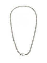 AllSaints Silver Tone Mens Curb Chain Necklace - Image 1 of 4