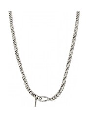 AllSaints Silver Tone Mens Curb Chain Necklace - Image 2 of 4