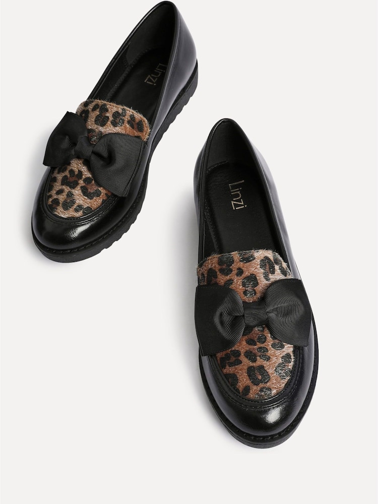 Leopardji potisk - Linzi Cathy Platforma mokasini z velikim pentljem - Slika 5 iz 5 Leopardji potisk - Linzi Cathy Platforma mokasini z velikim pentljem - Slika 5 iz 5