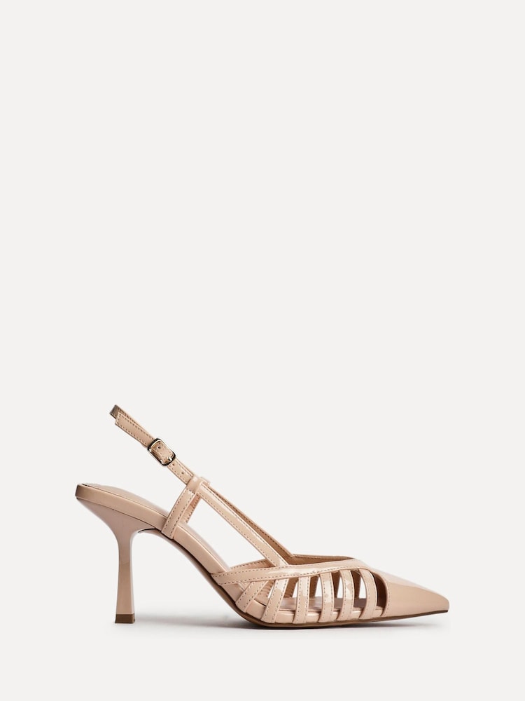 Nude - Linzi Alias Cut Out Slingback Court Heels - Bild 2 von 5 Nude - Linzi Alias Cut Out Slingback Court Heels - Bild 2 von 5