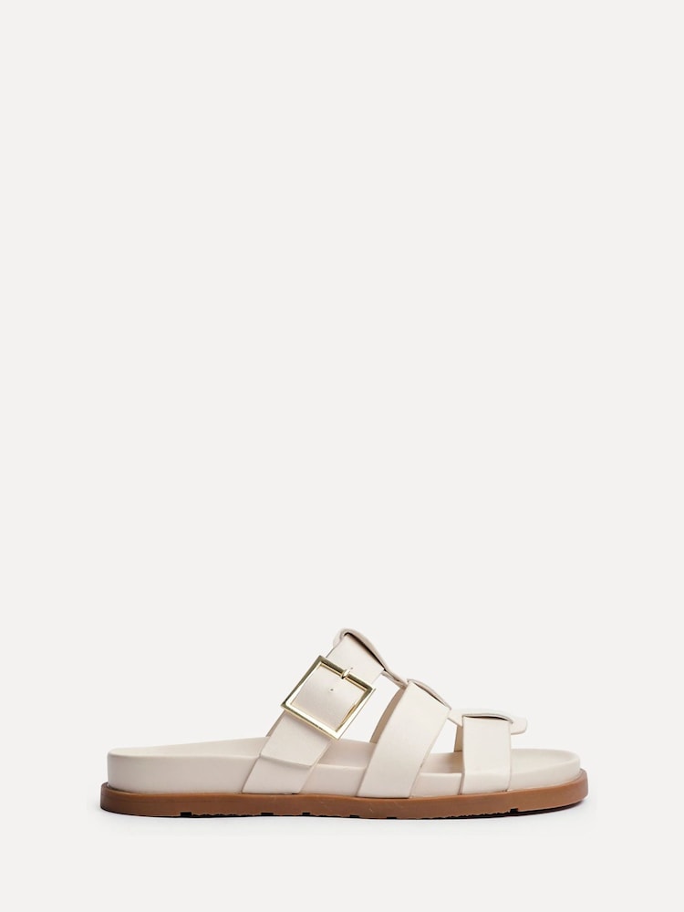 Linzi Pink Restore Gladiator Slip On Sandals With Buckle Detail - Image 2 of 5