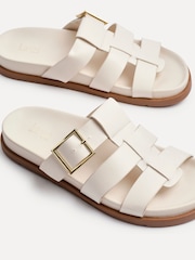 Linzi Pink Restore Gladiator Slip On Sandals With Buckle Detail - Image 5 of 5