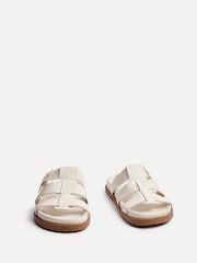 Linzi Pink Restore Gladiator Slip On Sandals With Buckle Detail - Image 7 of 9