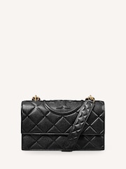 Tory Burch Black Fleming Small Convertible Shoulder Bag - Image 1 of 6