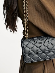 Tory Burch Black Fleming Small Convertible Shoulder Bag - Image 3 of 6