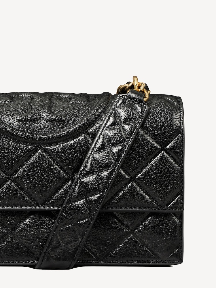 Tory Burch Black Fleming Small Convertible Shoulder Bag - Image 6 of 6