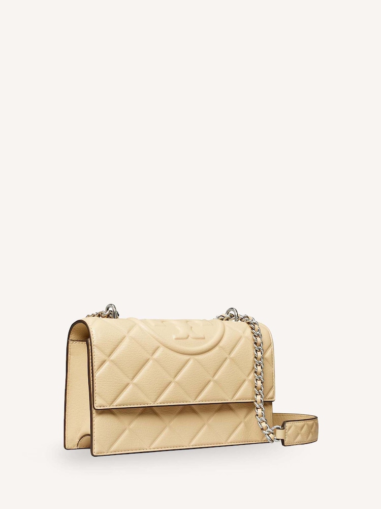 Tory Burch White Fleming Small Convertible Shoulder Bag - Image 2 of 4
