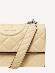 Tory Burch White Fleming Small Convertible Shoulder Bag - Image 4 of 4