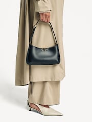 Tory Burch Black Eleanor Slim Shoulder Bag - Image 2 of 6