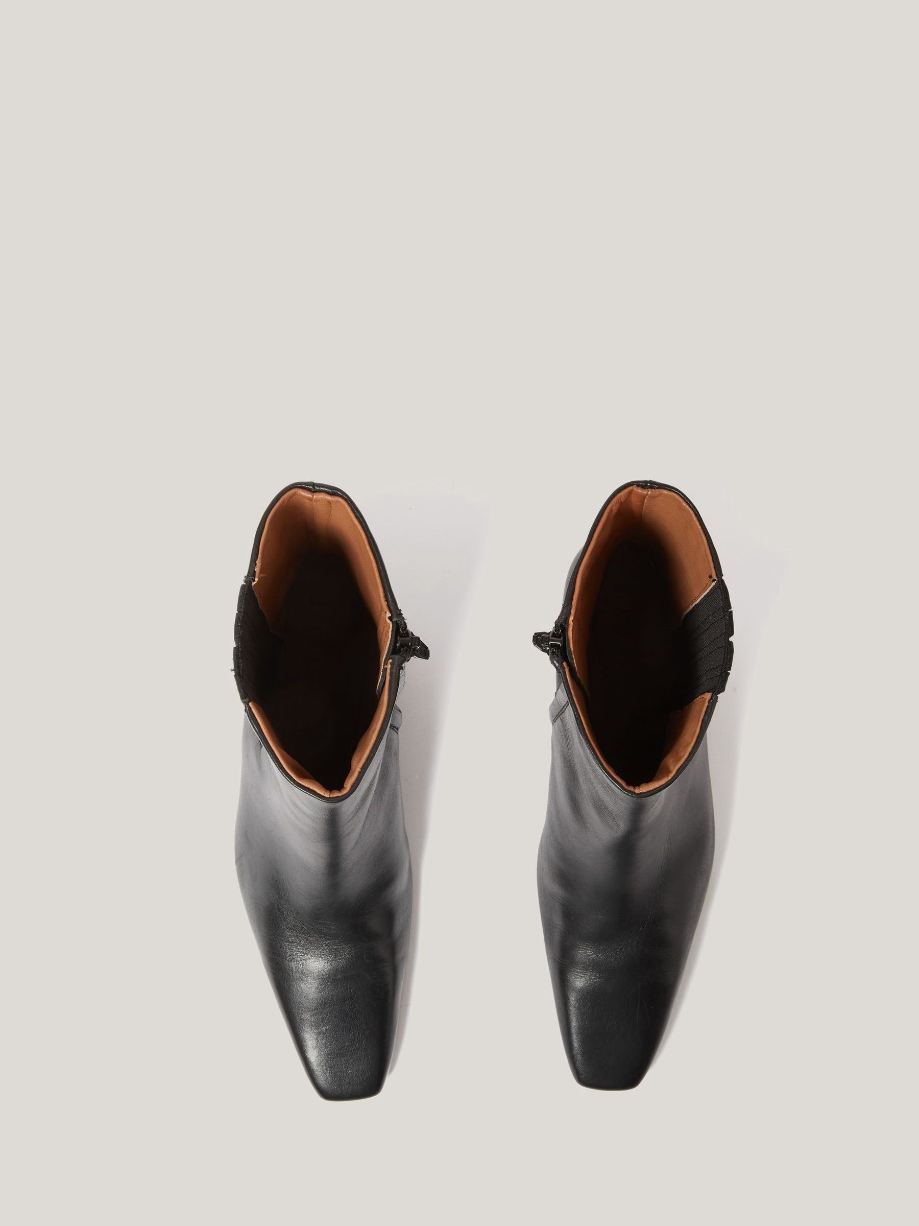 Buy Jigsaw Black Leather Valerie Ankle Boots from Next Netherlands