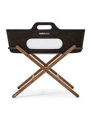Snuz Graphite Moses Basket And Walnut Stand Set - Image 5 of 8