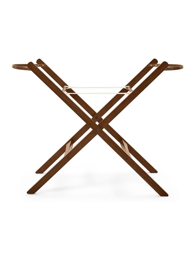 The Little Green Sheep Walnut Moses Basket Folding Stand - Image 2 of 2