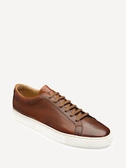 Loake Chestnut Handpainted Cup Sole Brown Sneakers - Slika 2 iz 3