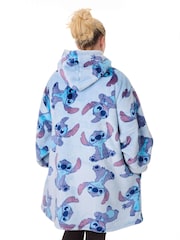 Vanilla Underground Blue Womens Disney Stitch Zip Blanket Hoodie - Image 2 of 7