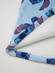 Vanilla Underground Blue Womens Disney Stitch Zip Blanket Hoodie - Image 5 of 7
