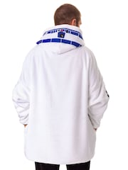 Vanilla Underground White Mens Star Wars Blanket Hoodie - Image 2 of 7