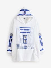 Vanilla Underground White Mens Star Wars Blanket Hoodie - Image 3 of 7