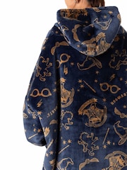 Vanilla Underground Blue Womens Harry Potter Blanket Hoodie - Image 2 of 6