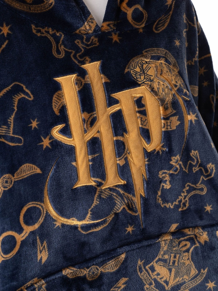 Bleu - Vanilla Underground Womens Harry Potter Couverture Sweat-shirt à capuche - Image 4 of 6