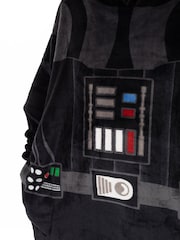Vanilla Underground Black Mens Star Wars Blanket Hoodie - Image 6 of 6