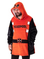 Vanilla Underground Red Mens Venom Blanket Hoodie - Image 1 of 6