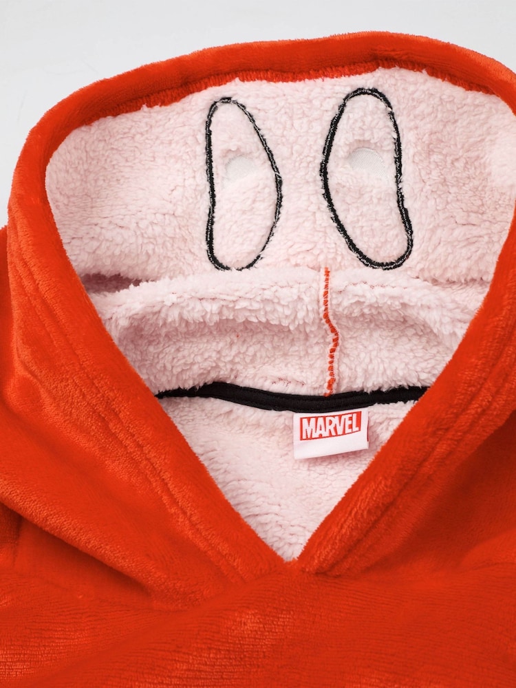 Vanilla Underground Red Mens Venom Blanket Hoodie - Image 3 of 6