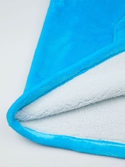 Vanilla Underground Blue Unisex Sesame Street Cookie Monster Adult Blanket Hoodie - Image 4 of 6