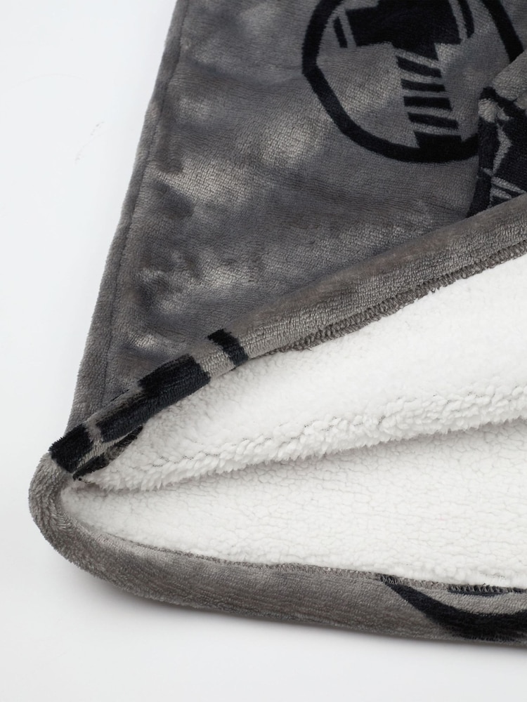 Vanilla Underground Grey Mens Venom Blanket Hoodie - Image 5 of 6