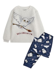 Vanilla Underground Blue Harry Potter Hedwig Long Sleeves Long Leg Pyjamas - Image 1 of 6