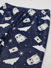 Vanilla Underground Blue Harry Potter Hedwig Long Sleeves Long Leg Pyjamas - Image 6 of 6