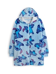 Vanilla Underground Blue Girls Disney Stitch Zip Blanket Hoodie - Image 1 of 6