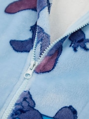 Vanilla Underground Blue Girls Disney Stitch Zip Blanket Hoodie - Image 4 of 6