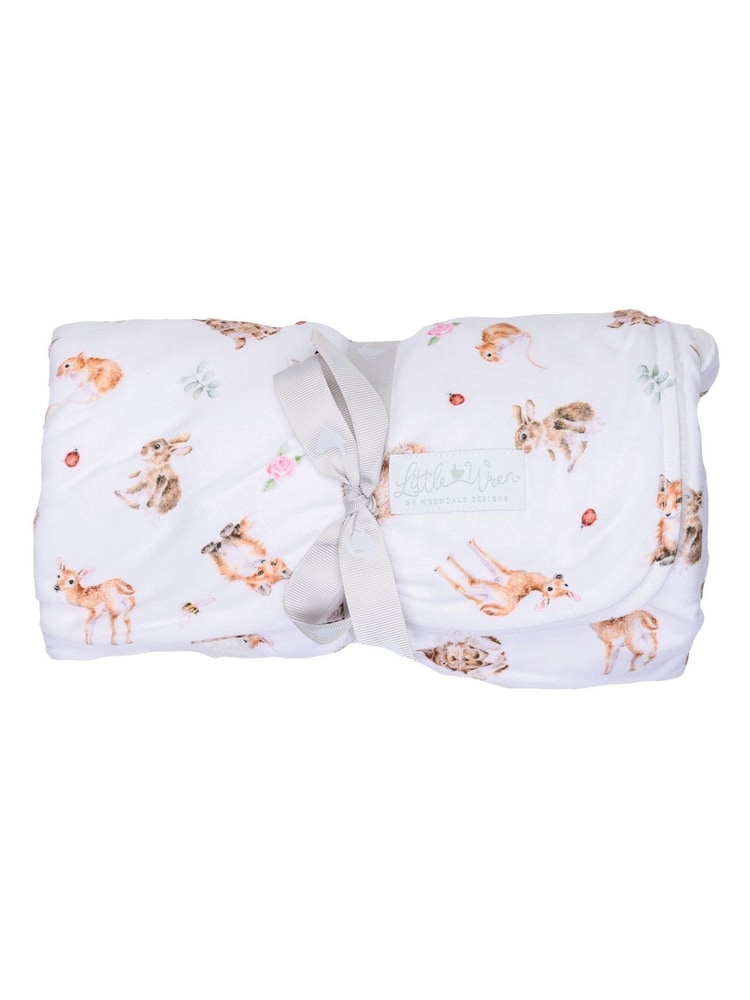 Wrendale Baby Little Woodland Animal Blanket - Image 3 of 3 Wrendale Baby Little Woodland Animal Blanket - Image 3 of 3