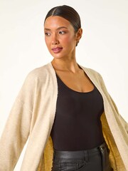 Roman Natural Soft Knit Longline Cardigan - Image 4 of 6