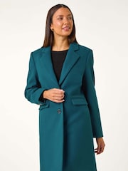 Roman Tailored Casacos de abotoamento simples sob - Imagem 4 de 5