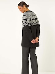 Roman Black Mono Tunic Knit Jumper - Image 4 of 5