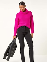 Roman Black Slim & Shape Enhance Stretch Jeans - Image 3 of 6
