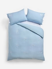 Bow Embroidered Duvet Cover and Pillowcase Set - Изображение 5 из 5