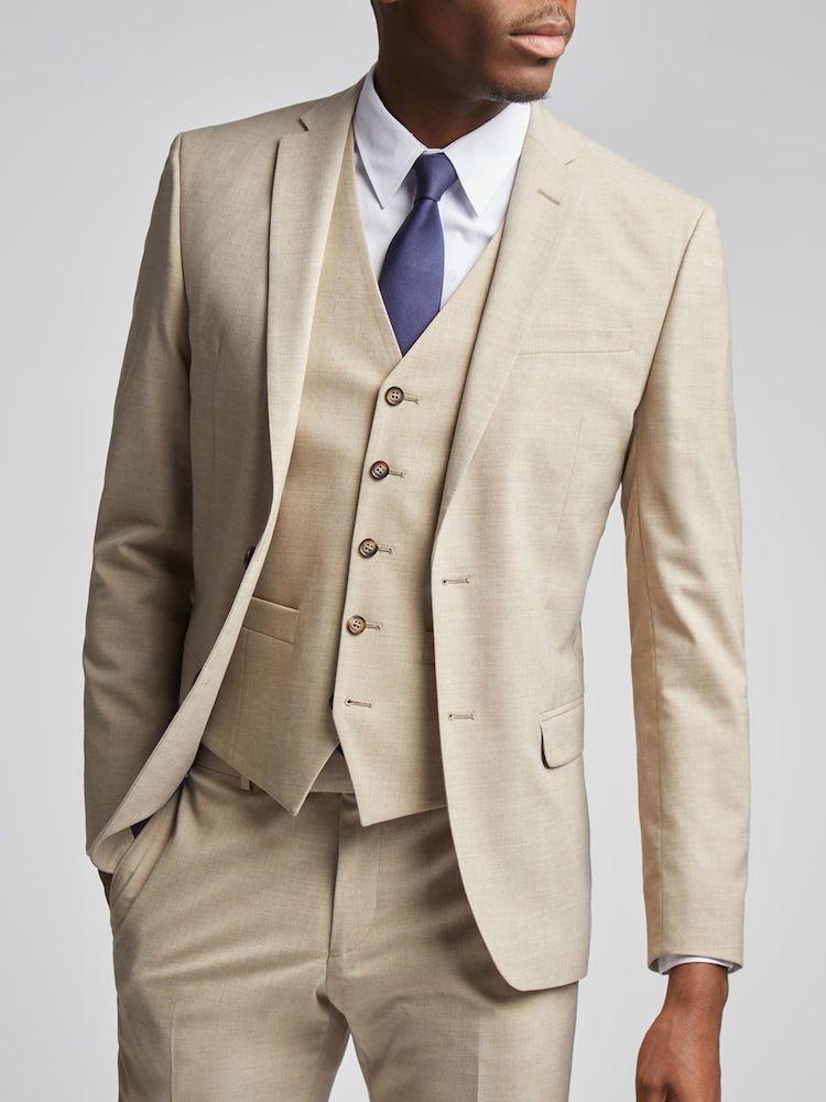 Antique Rogue Gold Plain Regular Jacket - Image 1 of 4