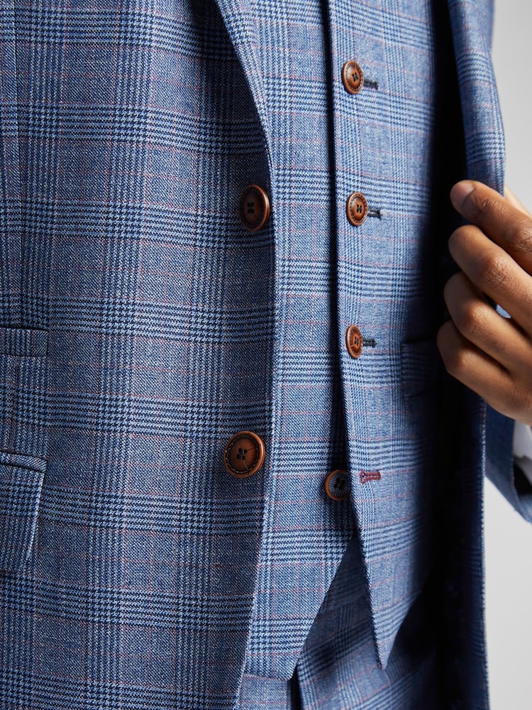 Antique Rogue Blue Hemlock Check Jacket - Image 5 of 5