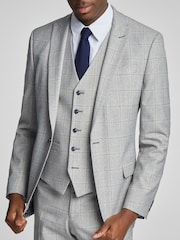 Antique Rogue Grey Check Jacket - Image 1 of 5