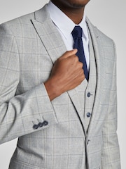 Antique Rogue Grey Check Jacket - Image 4 of 5