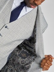 Antique Rogue Grey Check Jacket - Image 5 of 5