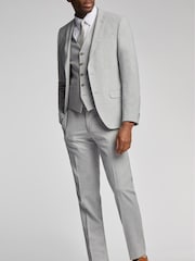 Antique Rogue Grey Plain Regular Jacket - Image 2 of 5