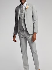 Antique Rogue Grey Plain Regular Jacket - Image 3 of 5