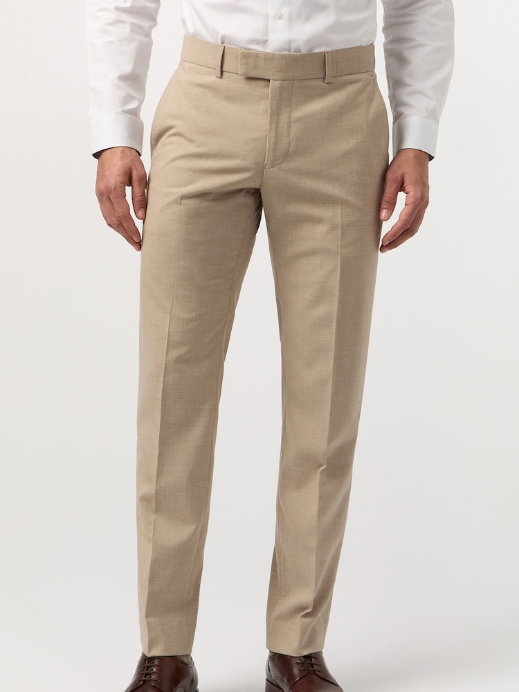 Antique Rogue Gold Plain Slim Trousers - Image 1 of 2