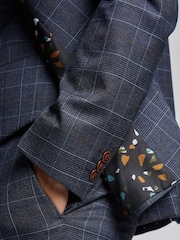 Antique Rogue Blue Overcheck Jacket - Image 5 of 5