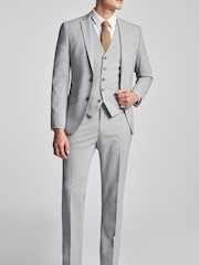 Antique Rogue Grey Plain Slim Jacket - Image 2 of 6