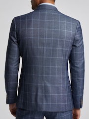Antique Rogue Blue Windowpane Check Jacket - Image 3 of 6